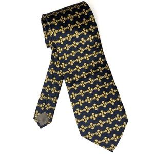 Como House Rare Silk Men’s Chain Tie Made in Italy